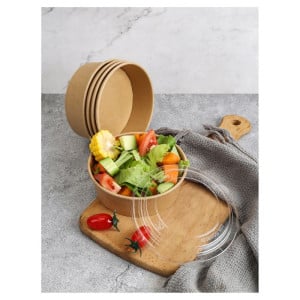 Kraft-salaattikulho 500 ml Ø 150 mm — 300 kpl erä