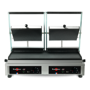 Multi Kontaktgrill Large - Räfflade plattor
