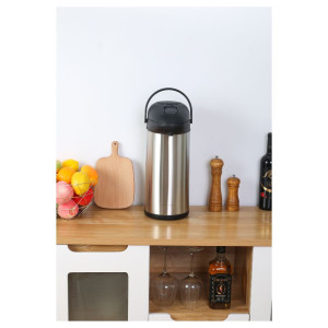Cafetière Thermos med Pump 5 L Rostfritt Stål — Airpot Buffet