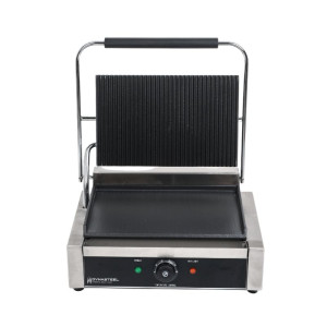 Grill Panini Pro 2200 W Räfflad/Slät 340x220 mm Rostfritt Stål
