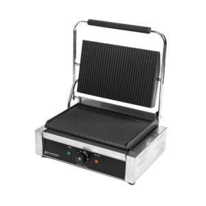 Grill Panini Pro 2200 W Räfflad 340x220 mm Rostfritt Stål