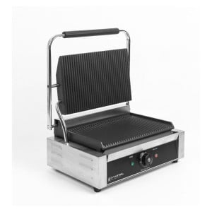 Grill Panini Pro 2200 W Grooved 340x220 mm Stainless Steel