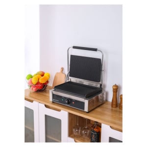 Grill Panini Pro 2200 W Räfflad 340x220 mm Rostfritt Stål