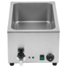 Bain-Marie professionell GN 1/1 med avlopp - Dynasteel