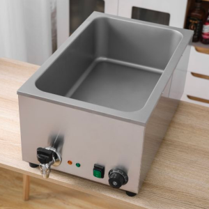 Bain-Marie Pro GN 1/1 20 L 1200 W Rostfritt stål med Avlopp