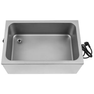 Bain-Marie Pro GN 1/1 20 L 1200 W Inox avec Vidange