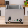 Bain-Marie Pro GN 1/1 20 L 1200 W Inox avec Vidange
