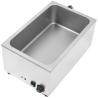 Bain-Marie Professionell GN 1/1 20 L 1200 W Rostfritt Stål