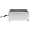 Bain-Marie Professionell GN 1/1 20 L 1200 W Rostfritt Stål