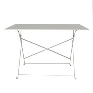 Utelutningsbart grått bord - 1100 x 700 mm - Bolero