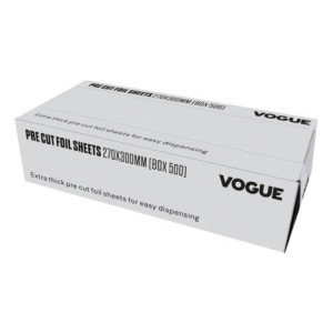 Aluminiumfolie - 270 x 200 mm - Förpackning med 500 - Vogue