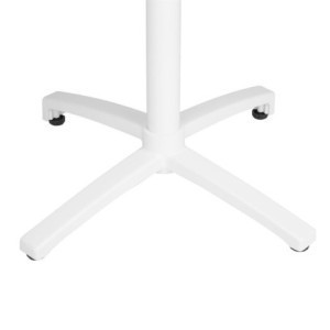 Pyöreä taitettava pöytä PP-materiaalista - 800 mm - valkoinen - Bolero