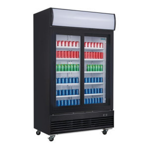 Kylskåp för drycker med positiv kyla - Skjutdörrar - 950 L - Polar