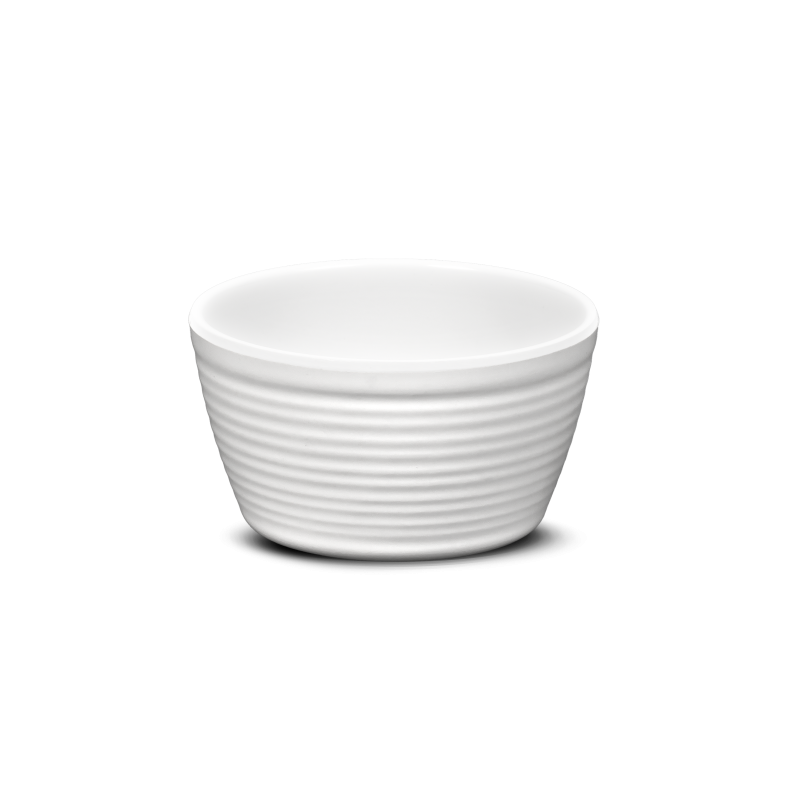 Vågformad Vit Ramekin - 120 ml - Pujadas