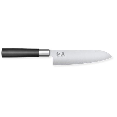 Couteau Santoku Kai Wasabi Black 16,5 cm - Coupe précise et polyvalente