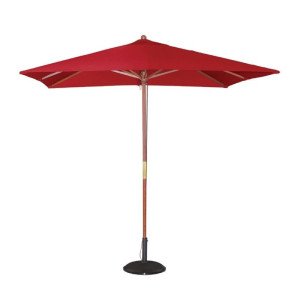 Red Square Parasol - 2.5m - Bolero