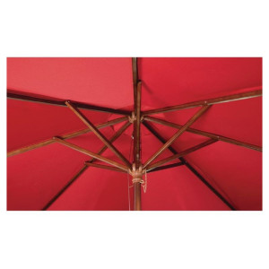 Red Square Parasol - 2.5m - Bolero