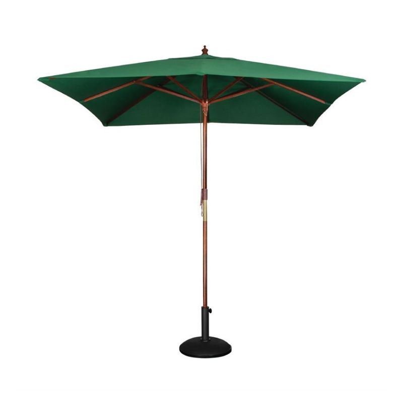 Square Green Parasol - L 2500mm - Bolero