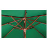 Parasol Square Green - L 2500mm - Bolero