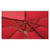 Red Round Parasol - 2.5 m - Bolero