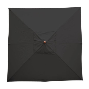 Parasol Carre Noir - L 2500mm - Bolero