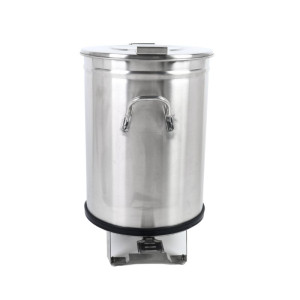 Rostfri Soptunna med Pedal - 50 L - Dynasteel