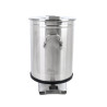 Rostfri Soptunna med Pedal - 50 L - Dynasteel