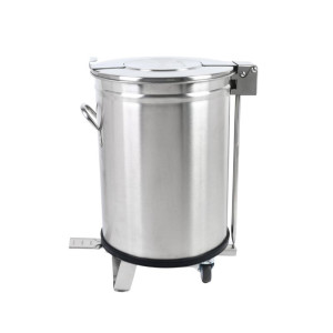Rostfri Soptunna med Pedal - 50 L - Dynasteel