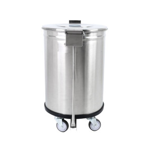 Rostfri Soptunna med Pedal - 50 L - Dynasteel
