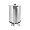Rostfri Soptunna med Pedal - 50 L - Dynasteel