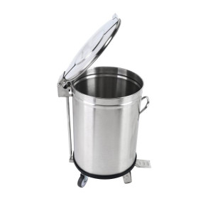 Rostfri Soptunna med Pedal - 50 L - Dynasteel