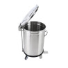 Rostfri Soptunna med Pedal - 50 L - Dynasteel