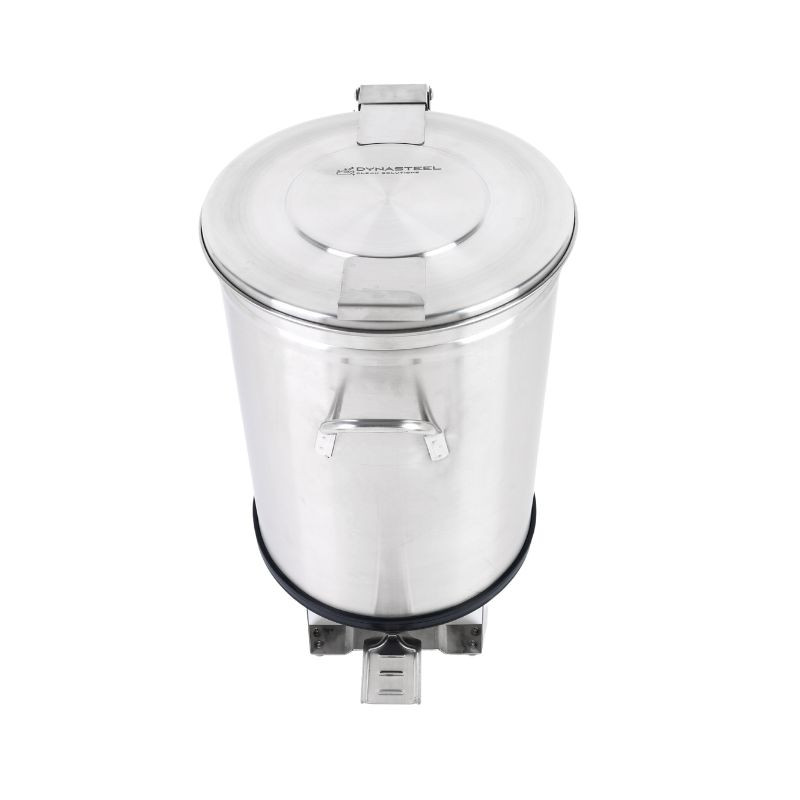 Ruostumaton teräksinen roskakori polkimella - 50 L - Dynasteel Ruostumaton teräksinen roskakori polkimella - 50 L - Dynasteel