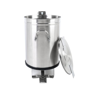 Rostfri Soptunna med Pedal - 50 L - Dynasteel