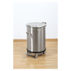 Rostfri Soptunna med Pedal - 50 L - Dynasteel