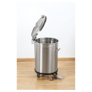 Rostfri Soptunna med Pedal - 50 L - Dynasteel