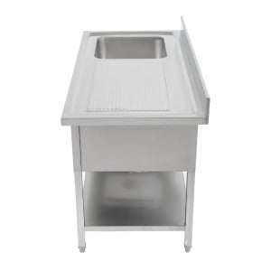 Upota 1 allas selkänojalla ja hyllyllä - L 1400 x S 700 mm | Dynasteel