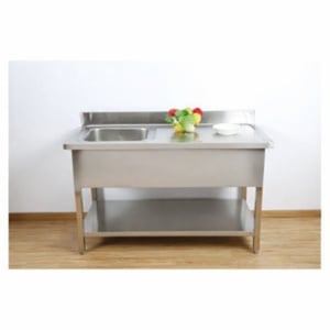 Upota 1 allas selkänojalla ja hyllyllä - L 1400 x S 700 mm | Dynasteel