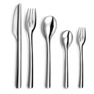 Amefa - Bordsgaffel Slim 2 - Set med 12: elegans och hållbarhet