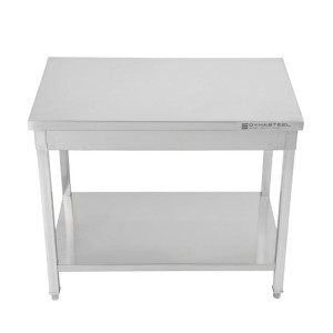 Table Inox avec Etagère - P 600 mm - L 1600 mm - Dynasteel