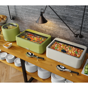 Chafing Dish UNIQ Vit - GN 1/1 - 4 L | HENDI - Elegant design för bufféer och catering