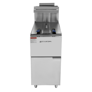 Gasfritös 23 L - Omkopplingsbar | Dynasteel - Enkel tank, brännare, propangas, stadsgas | Restaurang, Fri leverans