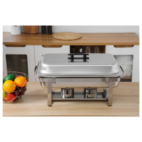 Chafing Dish 9 L - GN 1/1 Eco Dynasteel : pidä ruokasi lämpiminä