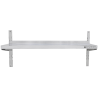 Stainless Steel Wall Shelf on Brackets - L 600 x D 300 mm - Dynasteel