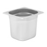 Gastronorm container GN 1/6 - 2.4 L - H 150 mm - Dynasteel