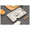 GN 1/4 Dynasteel stainless steel lid for Gastronorm Pan