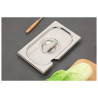 Couvercle GN 1/4 Dynasteel en inox pour Bac Gastronorme