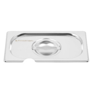 Couvercle GN 1/4 Dynasteel en inox pour Bac Gastronorme