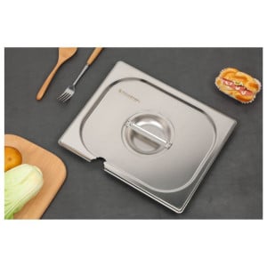 GN 1/2 -kansi ruostumattomasta teräksestä ammattikäyttöön - Dynasteel