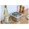 Gastro GN 1/6 Stainless Steel Container - Depth 100 mm - 1.6 L - Dynasteel